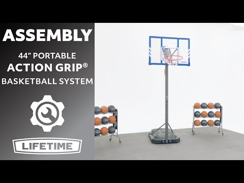 Lifetime Adjustable Portable Basketball Hoop (44-Inch Polycarbonate)