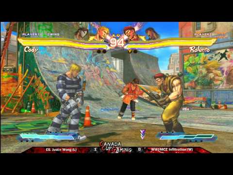 Justin Wong vs Infiltration - Canada Cup Gaming 2012 SFXT GF