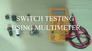 How to test switch using multimeter | switch testing using multimeter | switch test