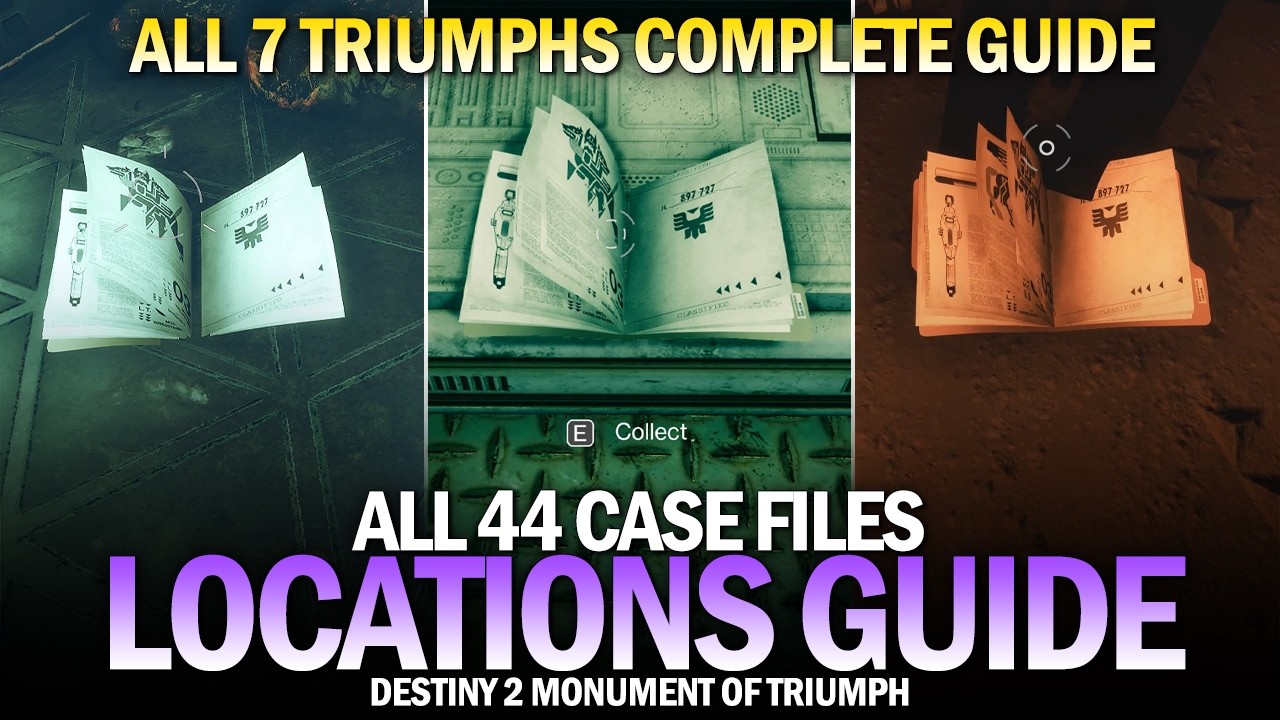 All 44 Case Files Location Guide (Every Case File Collector Triumph) [Destiny 2]