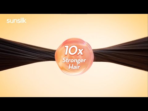 INTRODUCING SUNSILK COLLAGEN BLENDS FOR 10X STRONGER HAIR.