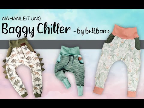 Nähanleitung Baggy Chiller by bell.bano | Pumphose nähen für Anfänger | Nähen fürs Kind