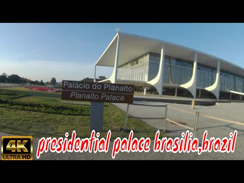 [4K]presidential palace brasilia brazil.4k walk