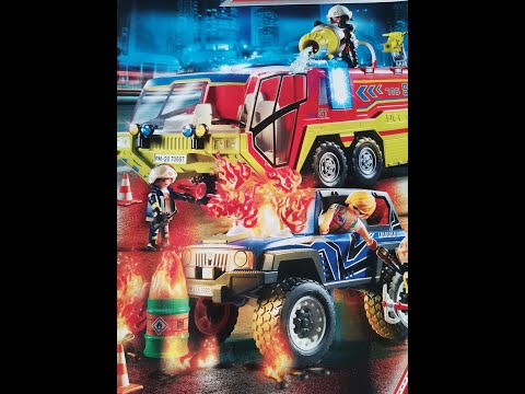 City Action Playmobil Löschfahrzeug Unboxing