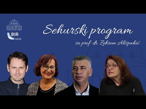 Sehurski program "Zapostimo zajedno" sa prof.dr. Zehrom Alispahić - Donorska mreža