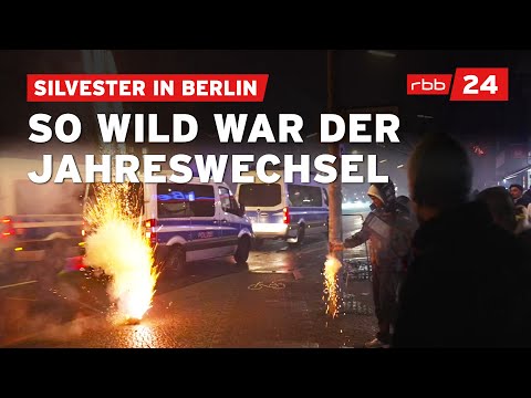 Silvester in Berlin: Polizei und Feuerwehr ziehen Bilanz