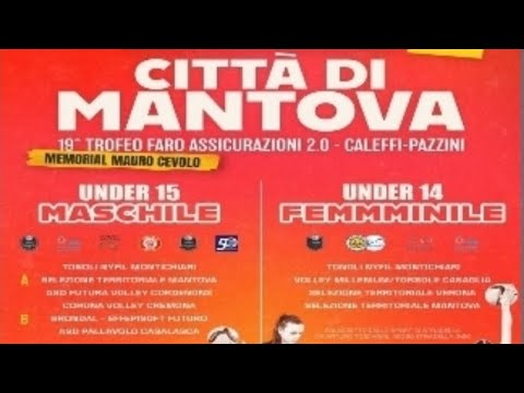 XX TORNEO CITTÀ DI MANTOVA - U15M FINALE 3-4 POSTO - Volley Montichiari VS Grondal Effepi Soft