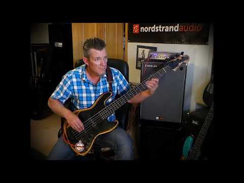 DEMO -Nordstrand NJ5-SV (hum canceling) Jazz Bass pickups - Andy Irvine