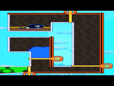Save the Fish Pin HD - Pull the pin Level 601 -  620 | walkthrough | mini game | ads | puzzle