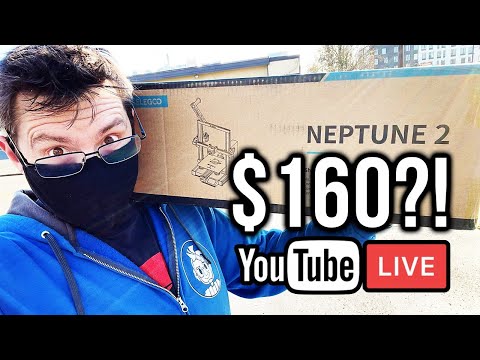 $160 3D Printer?! Elegoo Neptune 2 First Look!