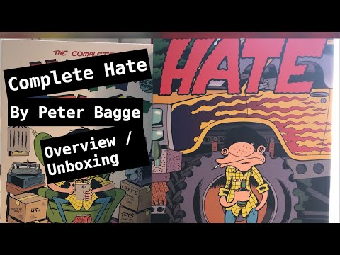 COMPLETE HATE by PETER BAGGE BOX SET | Fantagraphics | Underground Comics | Unboxing | Overview