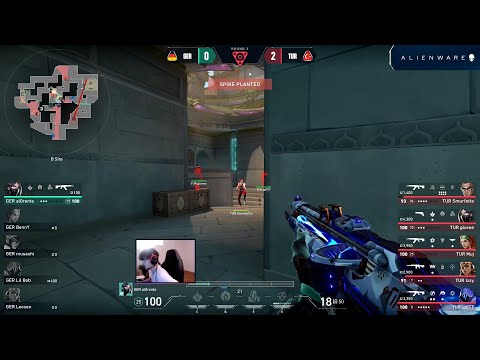 GER al0rante 1v5 Ace Clutch vs Team Türkiye | Spike Nations EMEA