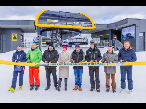 Eröffnet: Stärkste Sesselbahn der Steiermark am Hauser Kaibling in der Region Schladming-Dachstein.