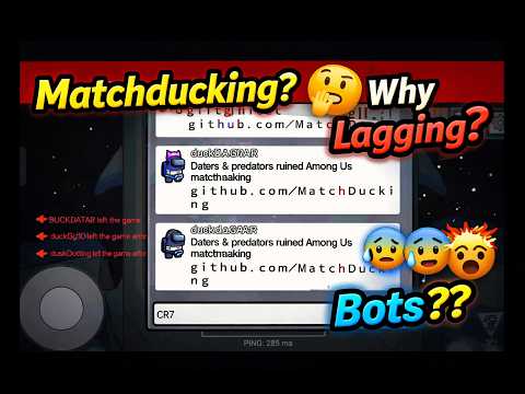 MATCHDUCKING in Among Us?! Bots, Lag & Broken Matchmaking 😱