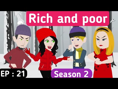 Rich and poor part 21 | English story | Learn English | English animation | Sunshine English story