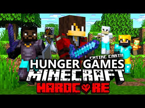 Insane Minecraft Hunger Games with 100 Players