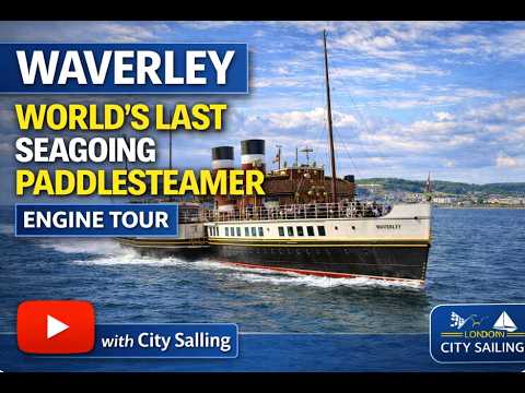 World's Last Seagoing Paddle Steamer Engine Room Tour