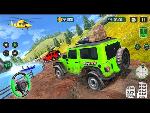 Offroad Mudfest 4x4 Jeep Driver Challenge Mountain Spintimes SUV Driving - Android Gameplay