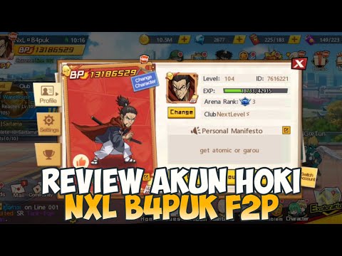 REVIEW AKUN F2P MASA DEPAN CERAH? [NxL B4puk s433] | One Punch Man: The Strongest