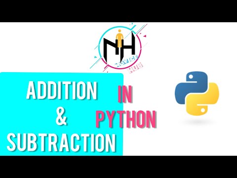 Addition In Python Programming Add And Subtract Two Numbers In Python Python Programming