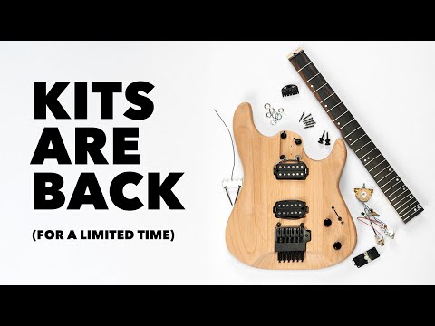 (SOLD OUT) USA-Made Headless S-Type Guitar Kit - Kiesel Guitars