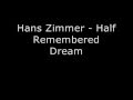 Non, je ne regrette rien and Half Remembered Dream