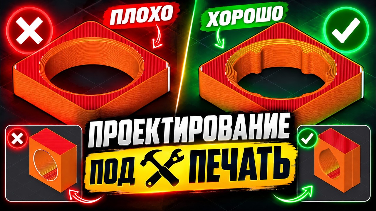 📐Проектирование моделей под 3D печать