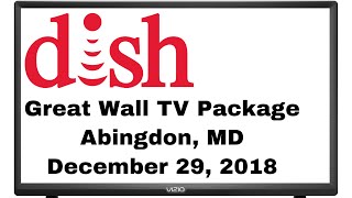 Dish Network Channel Surfing | Great Wall TV Package | December 29, 2018 (Abingdon, MD)