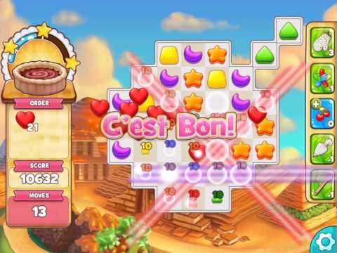 Cookie Jam Level 199 - 3 stars