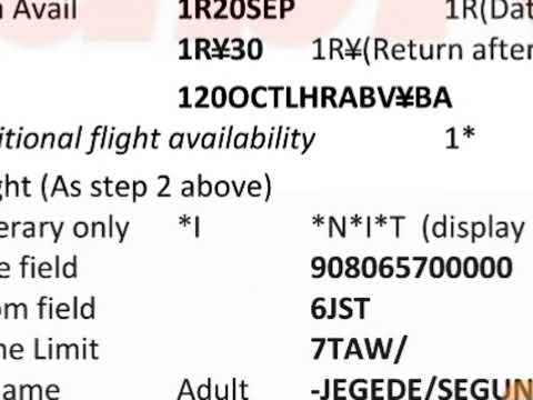 PNR creation in sabre......Five mandatory fields in sabre for a complete booking. Acronym PRINT.