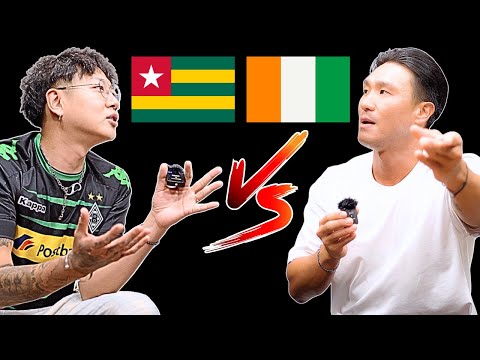 Togo VS Ivory Coast (Eng/Fr ST) Korean African's Clash on Identity, Language & Culture | Evolve Pod