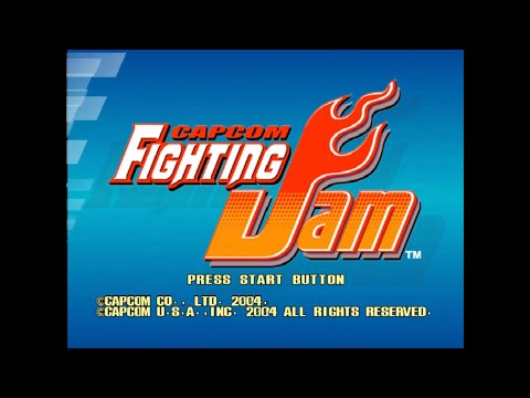 Capcom Fighting Jam Longplay (Playstation 2)