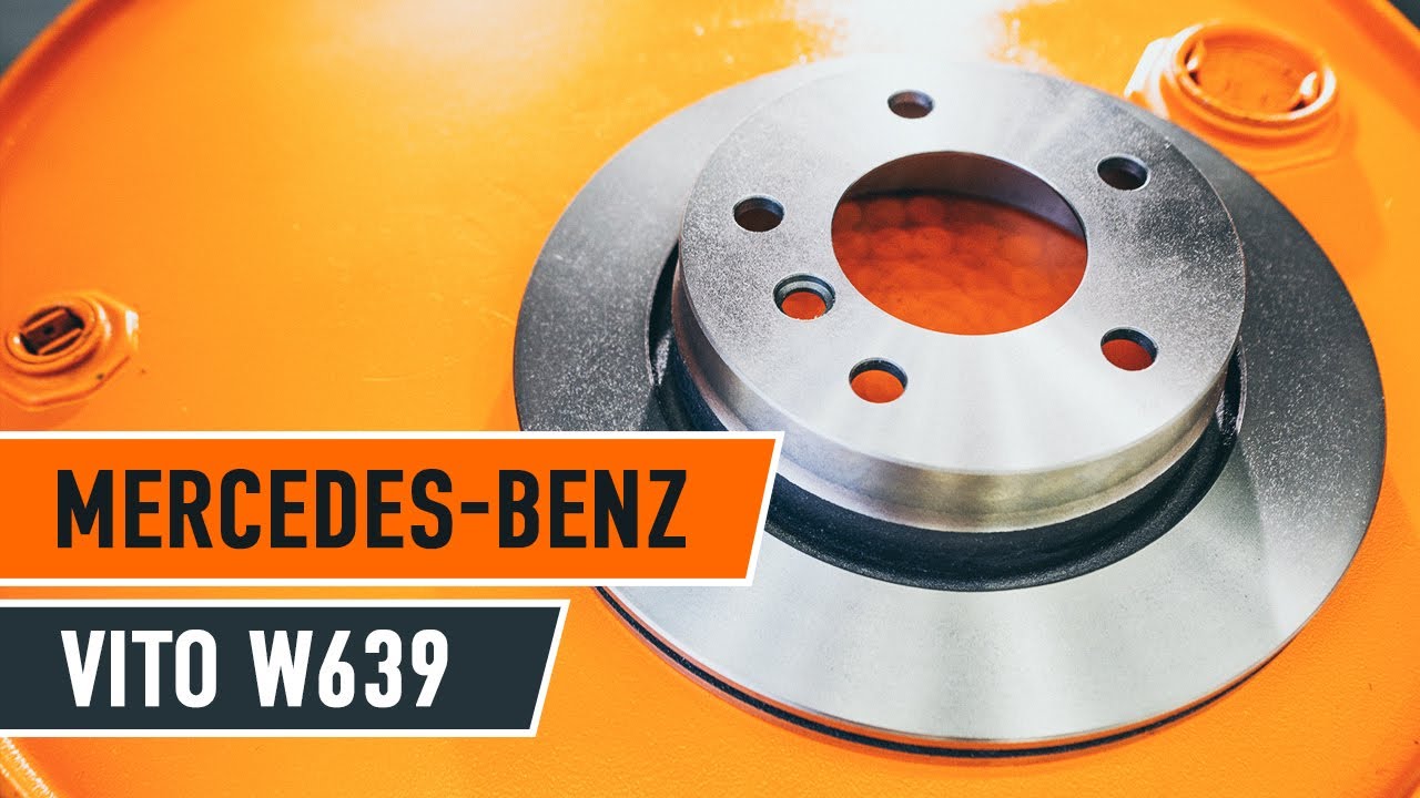 Udskift bremseskiver for - Mercedes Vito W639 | Brugeranvisning