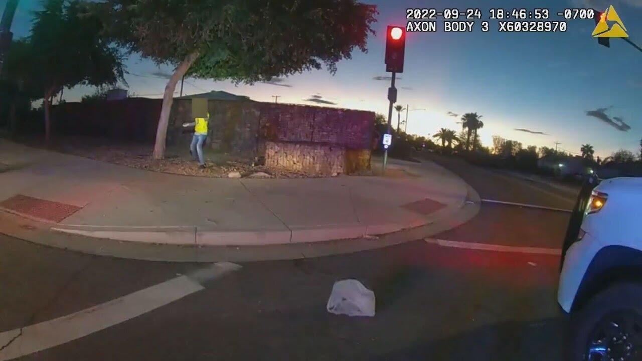 Phoenix police release body cam footage of man shot and killed after throwing rocks at officers