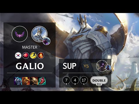 Galio Support vs Alistar - KR Master Patch 12.2