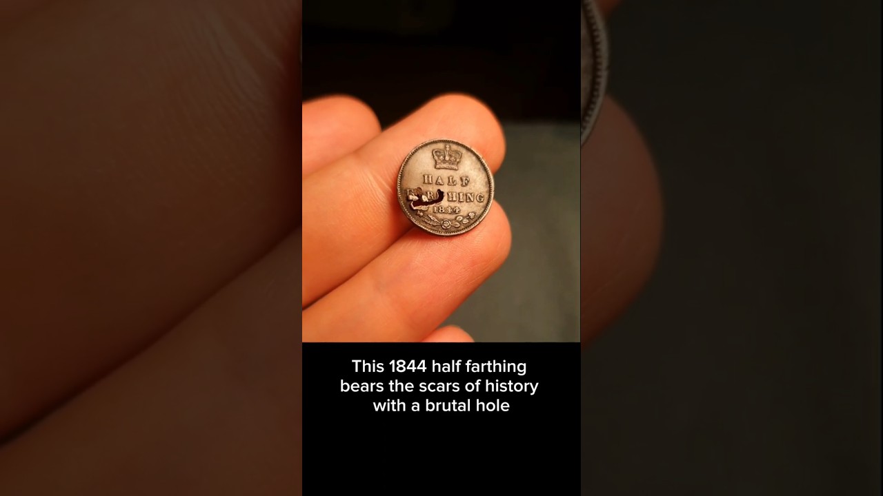 1844 Half Farthing: What Do You Think Happened to This Tiny Coin? #britishcoins #history