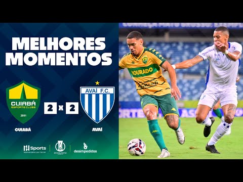 Gols e lances de Cuiabá x Avaí