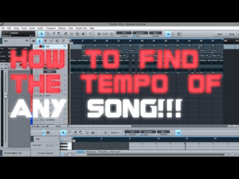 How to Find BPM  Tempo | Presonus STUDIO ONE | Make a Beat
