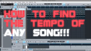 How to Find BPM  Tempo | Presonus STUDIO ONE | Make a Beat