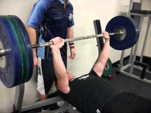 120kg (268lb) Bench Press for 8 Reps.