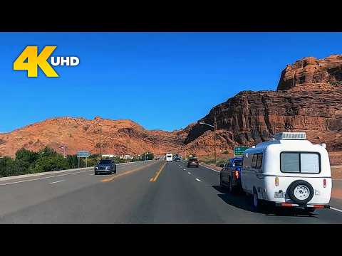 Moab Utah 4K Driving Tour | Scenic Red Rock Desert Drive