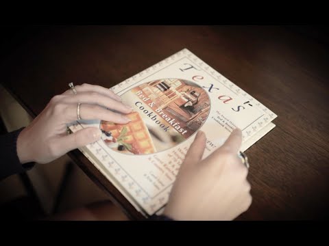 ASMR // Texas Charm. Southern Accent and Recipe Book Show & Tell (Ear to Ear Whisper)