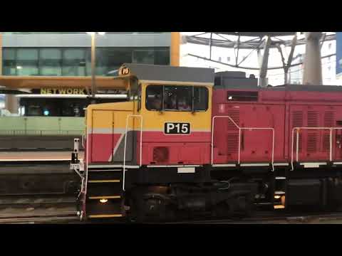 V/lines P15 leaving Southern Cross station in Melbourne headed for Bendigo 3/9/2022