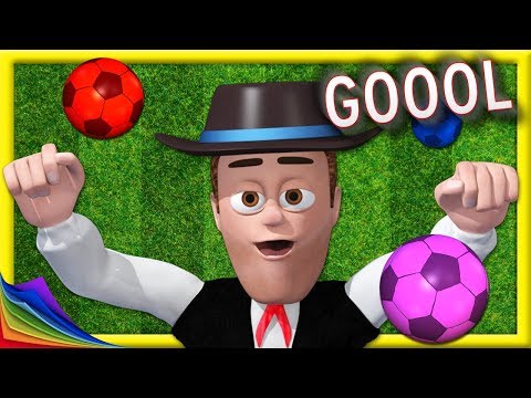 Fútbol con balones de Colores en la Granja de Zenón | Aprender los Colores | A Jugar