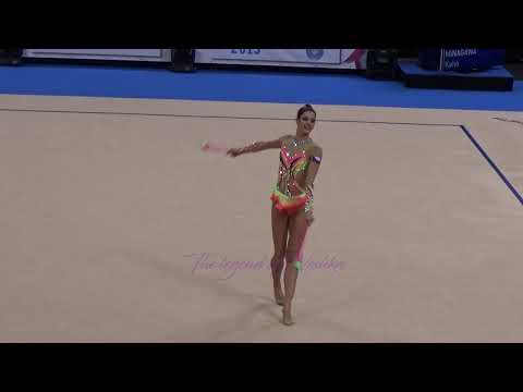 Anna SEBKOVA (CZE) clubs - 2015 Stuttgart worlds Qualifs
