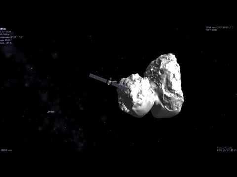 High Quality 3D Model Sample: Rosetta/Philae Comet 67P/Churyumov-Gerasimenko  Landing