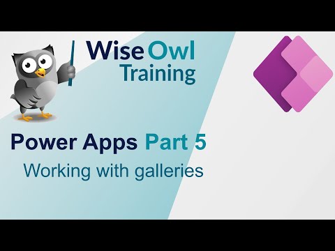 Power Apps Part 5 Working with galleries