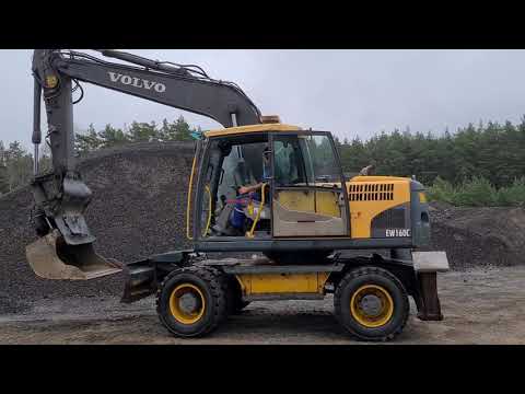 Volvo EW160C wheeled excavator