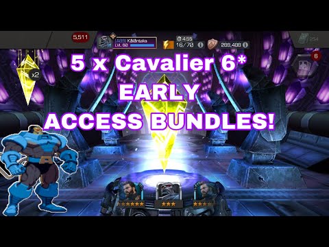 5 x cavalier 6*s Early Access Apocalypse Bundles - 1st one after months! - MCOC