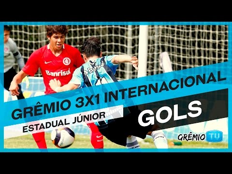 [GOLS] Grêmio 3x1 Internacional (Estadual Júnior 2017) l GrêmioTV